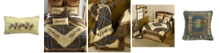 American Heritage Textiles Cabin Raising Pine Cone Decorative Pillow, 11" x 22"